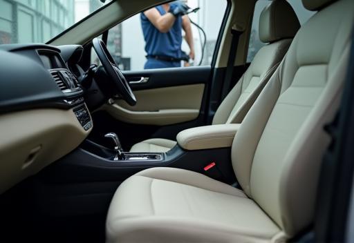 Interior Deep Cleaning service on modern vehicle